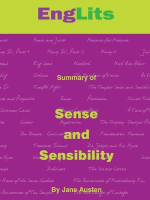 cover image of EngLits: Sense and Sensitility